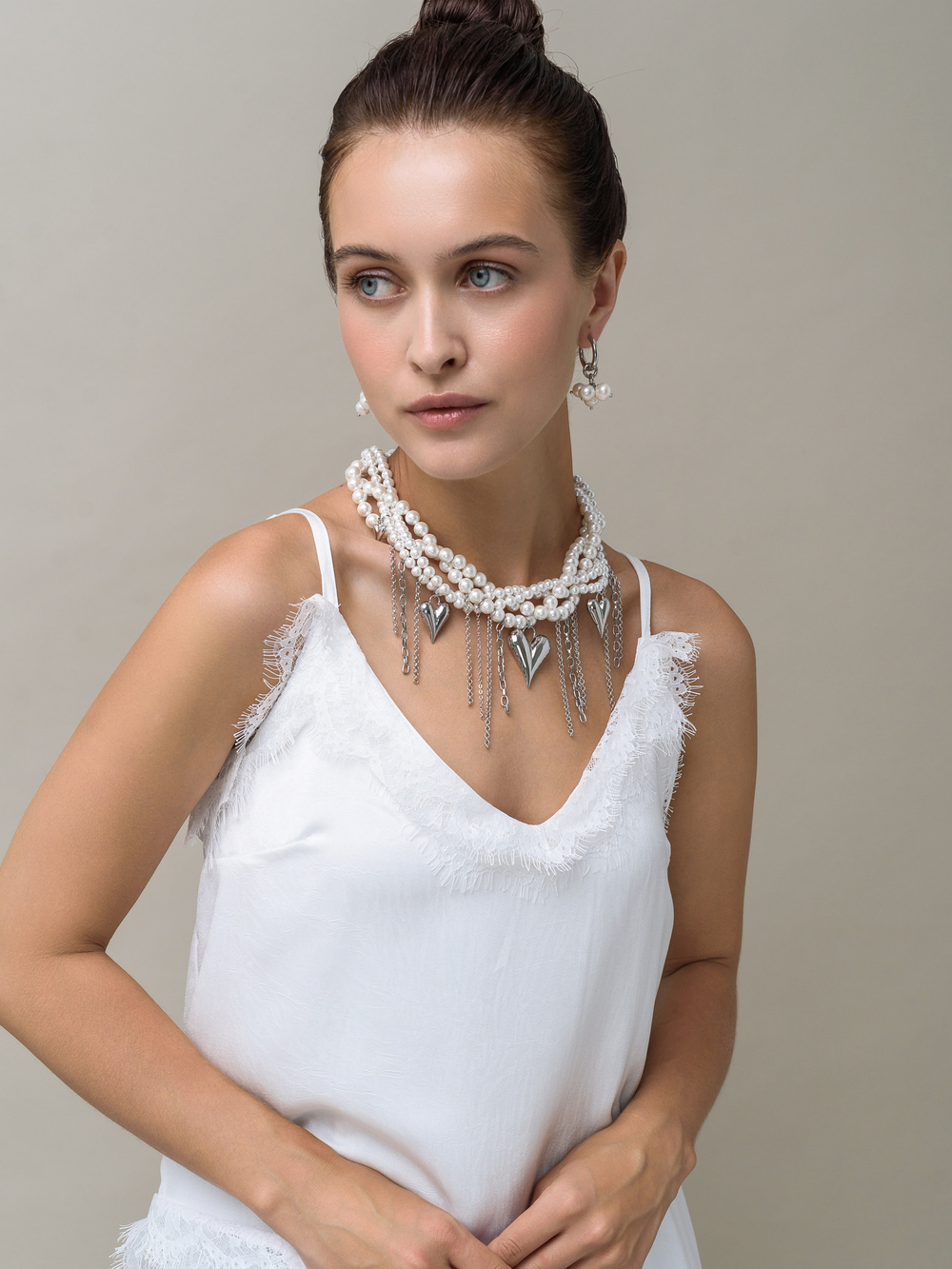 Серьги "White Berry" Silver