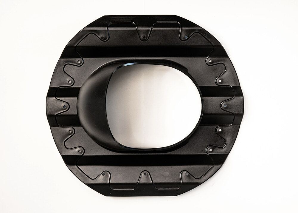 Турбодефлектор TD160 ОЦ, вент. выход утепленный высотой Н-500, для кровельного профнастила 20мм, черный