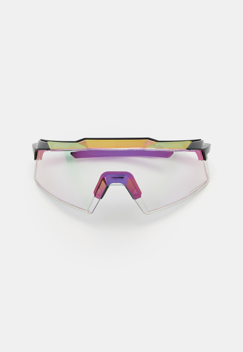 Спортивные очки 100% AEROCRAFT Gloss Black - Purple Mirror Photochromic Lens