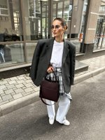 DORRIE шоколадно-бордовая