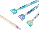 Карандаш механический "Cute Cats", 0,7мм, софт-тач, ассорти, с топпером