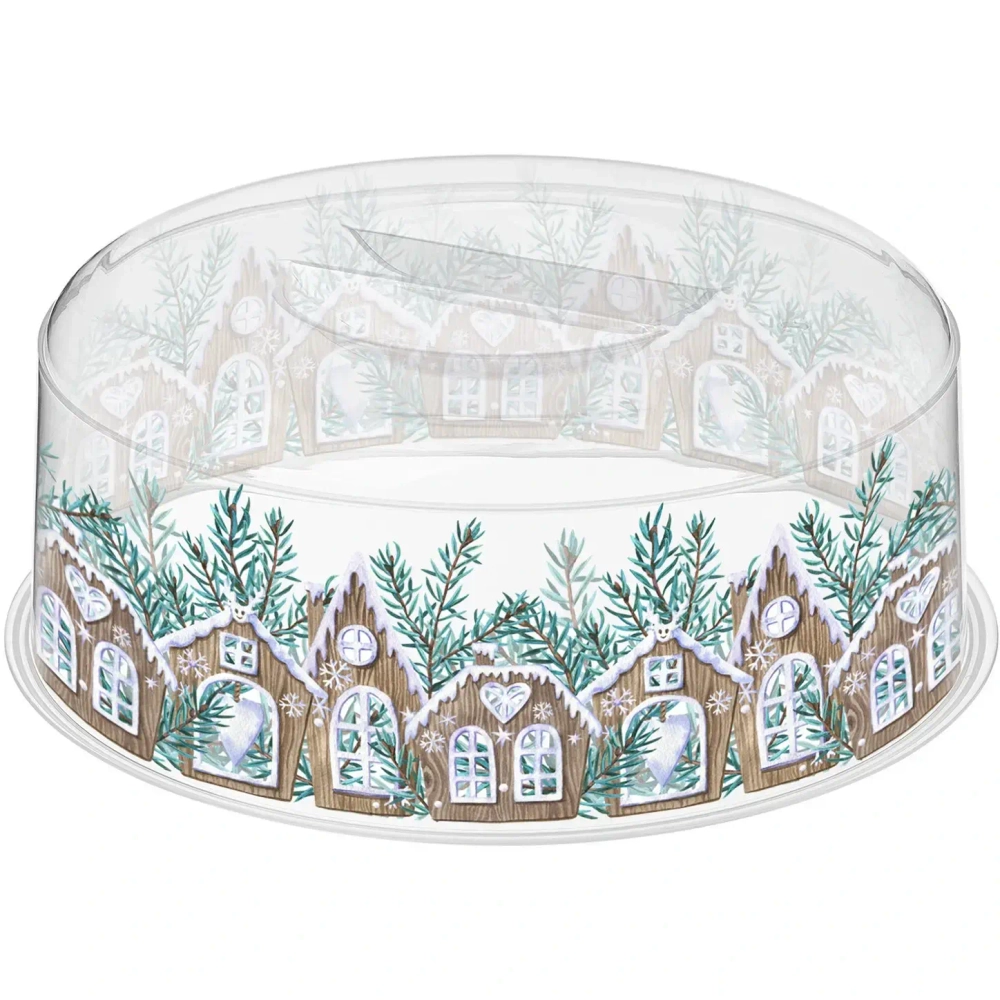 Крышка для свч 25см «Bergamo» с декором