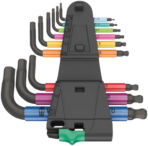 Набор Г-образных ключей 950/9 Hex-Plus Multicolour 2 Wera 05133164001