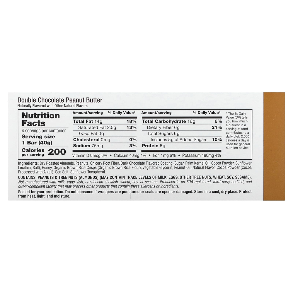 California Gold Nutrition, Foods, батончики-снеки, ассорти вкусов (кленовый сироп, карамель, арахисовая паста), 12 батончиков по 40 г (1,4 унции)