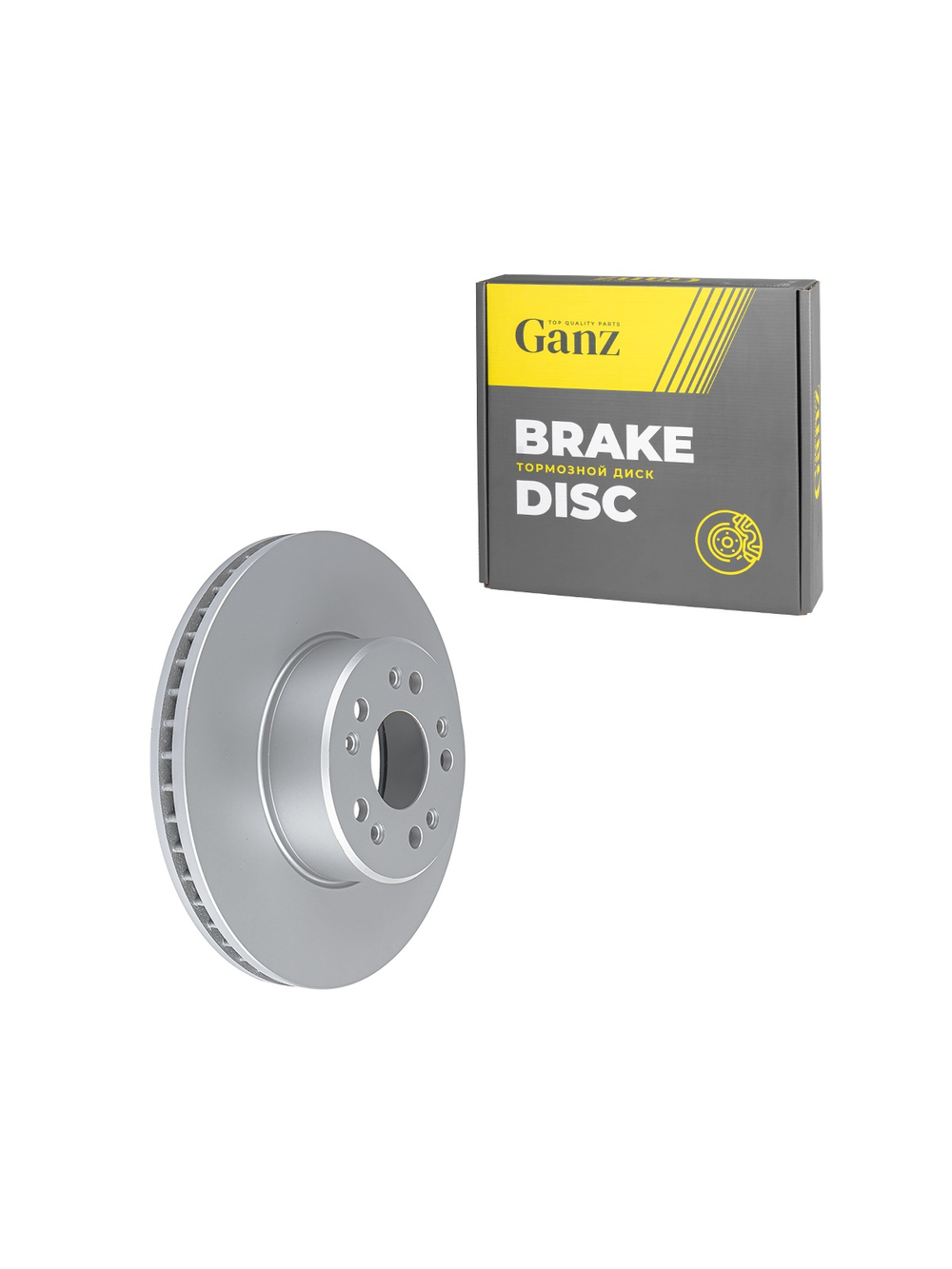 Диск тормозной передний с покрытием MB W124/140/201/168/202/210 GANZ GIJ10428