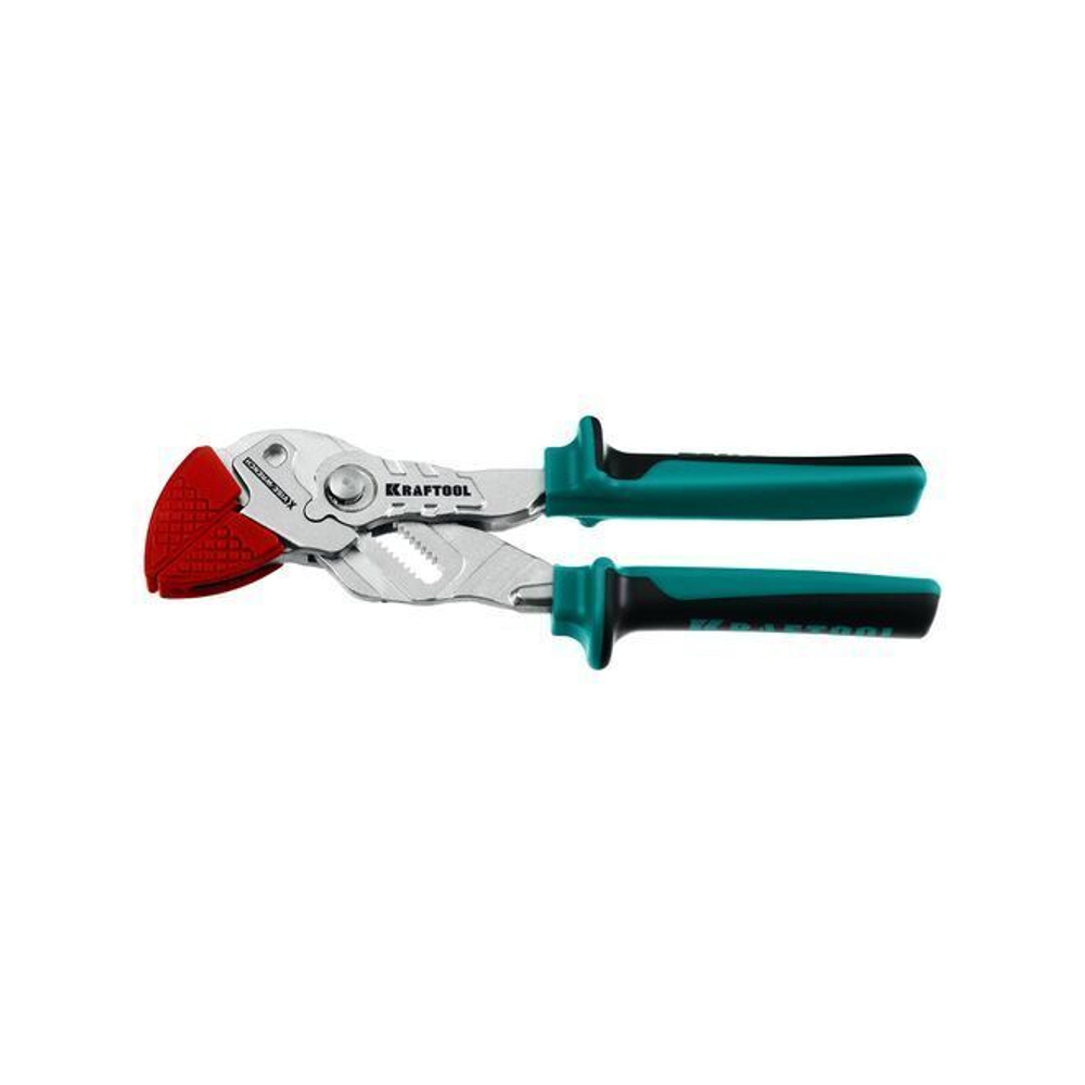 KRAFTOOL VISE-WRENCH X 180 мм, Клещи переставные-гаечный ключ с двухкомпонентными рукоятками и пластиковыми накладками (22066)