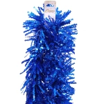 Мишура 2м 15см «Голограмма волна», Синий