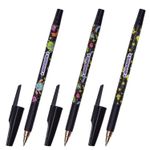 Ручка шариковая ЮНЛАНДИЯ "CUTE MONSTER", синяя, SOFT TOUCH покрытие, узел 0,7 мм, линия письма 0,35 мм, 143730