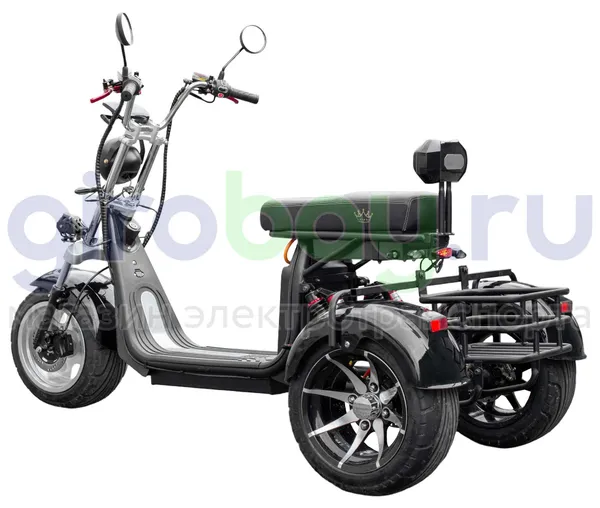 Электроскутер IKINGI X12 PRO TRIKE PLUS 3333W - Черный фото №8