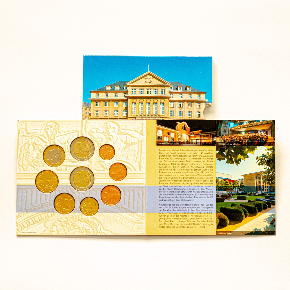 Luxembourg 2017 Year Set + 2 Euro "50th Anniversary of All-Volunteer Luxembourg Army"