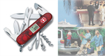 Нож Victorinox Voyager полупрозрачный красный, 1.3705.AVT