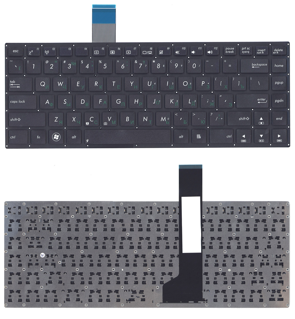 Клавиатура для ноутбука Asus K46 K46C черная