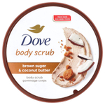 Dove, Скраб для тела, коричневый сахар и кокосовое масло, 298 г (10,5 унции)