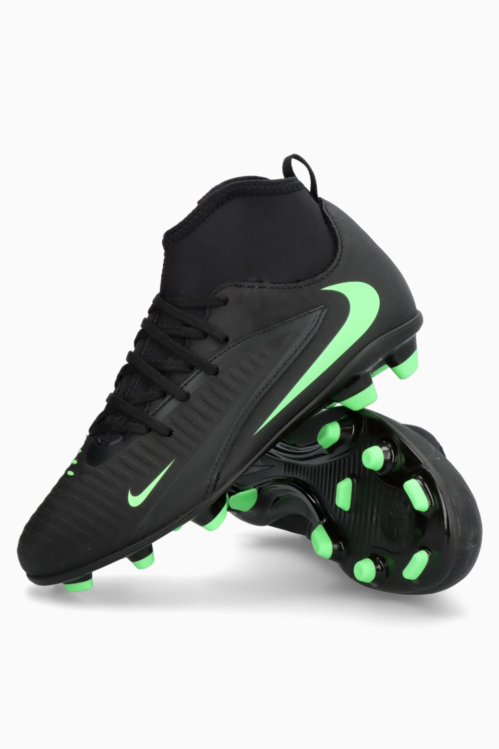 Бутсы Nike Phantom 6 High Club FG/MG Junior - черный