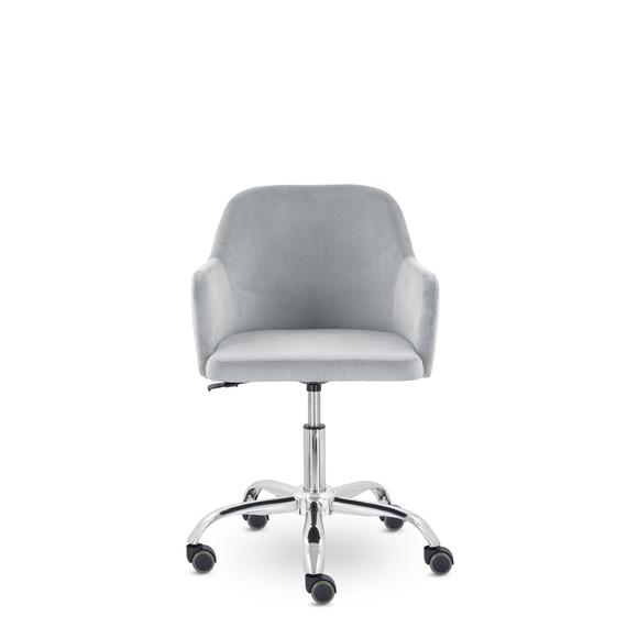 Кресло Кремона хром Velutto 18 (серый)