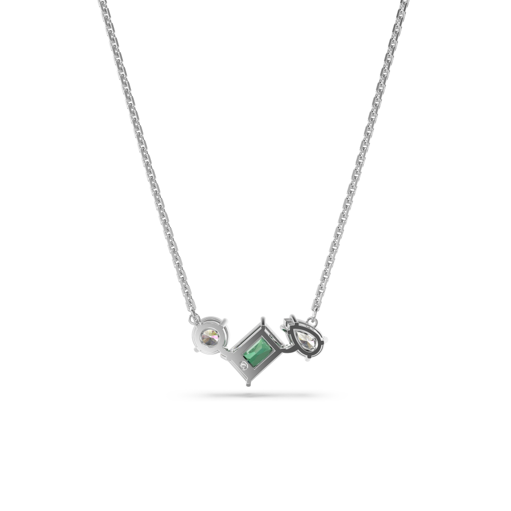 MESMERA:PEND GREEN WHITE/RHS