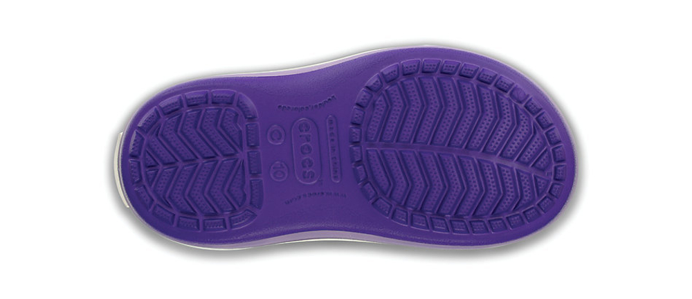 Сапоги Crocs Kids' Crocband Gust Boot Фиолетовые