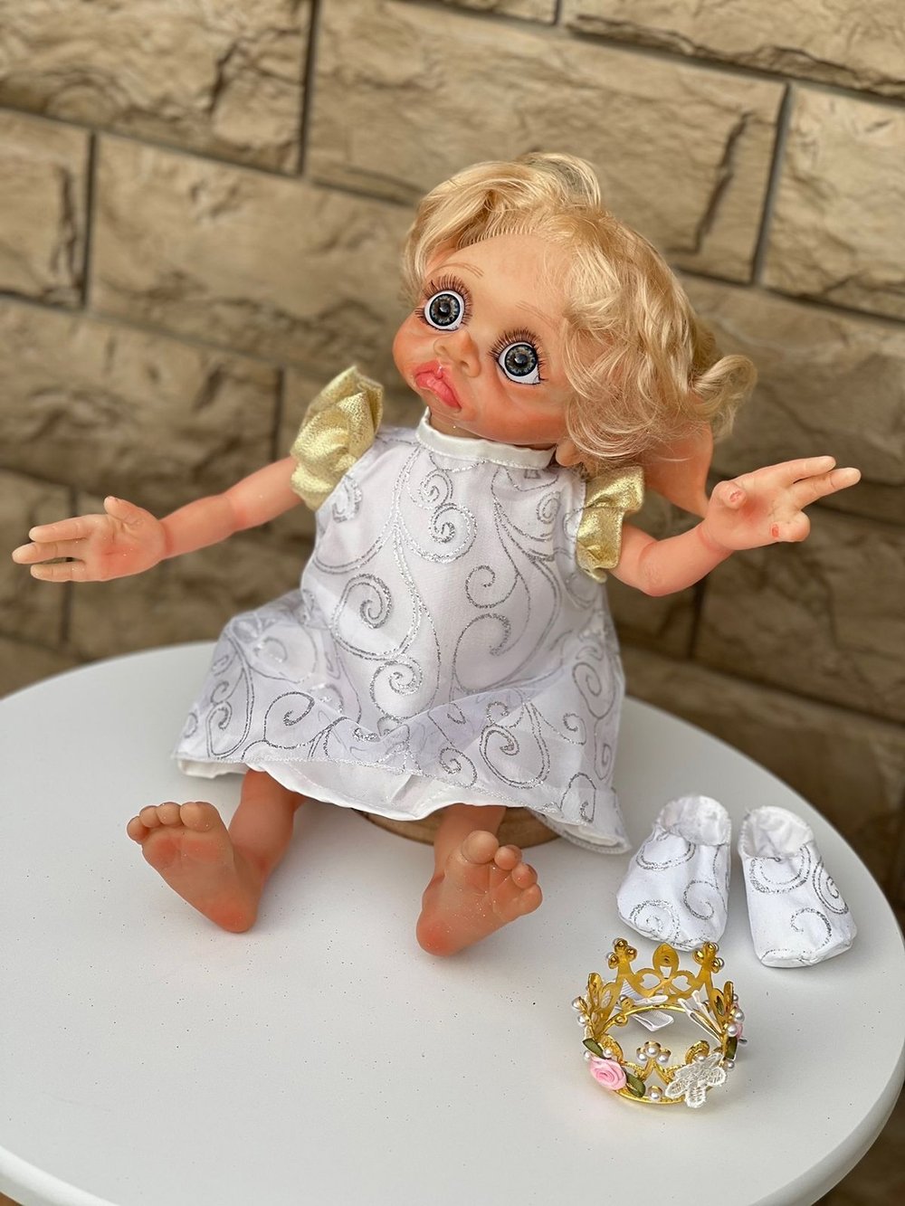 Кукла мягконабивная 40см в пакете (FA-139)