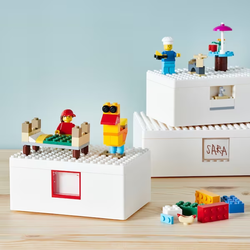БУГГЛЕК BYGGLEK Набор ЛЕГО LEGO 201 штука, разные цвета