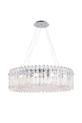 5075-12CR CHROME+CLEAR (1) Люстра NW #