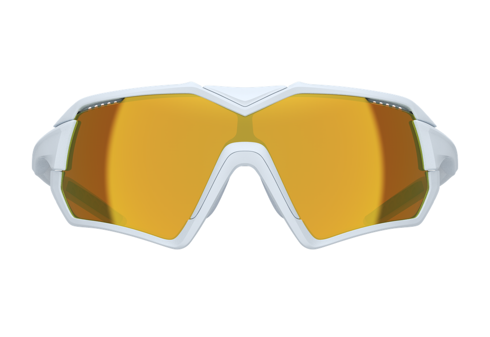 Спортивные очки 720armour V / Matte White / Glossy White Temple / Champion Gold Ti Lens