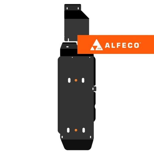 Защита картера JAC T9 с 2024 г. V-2,0 4WD защита топливного бака (2 части) (ALFeco)