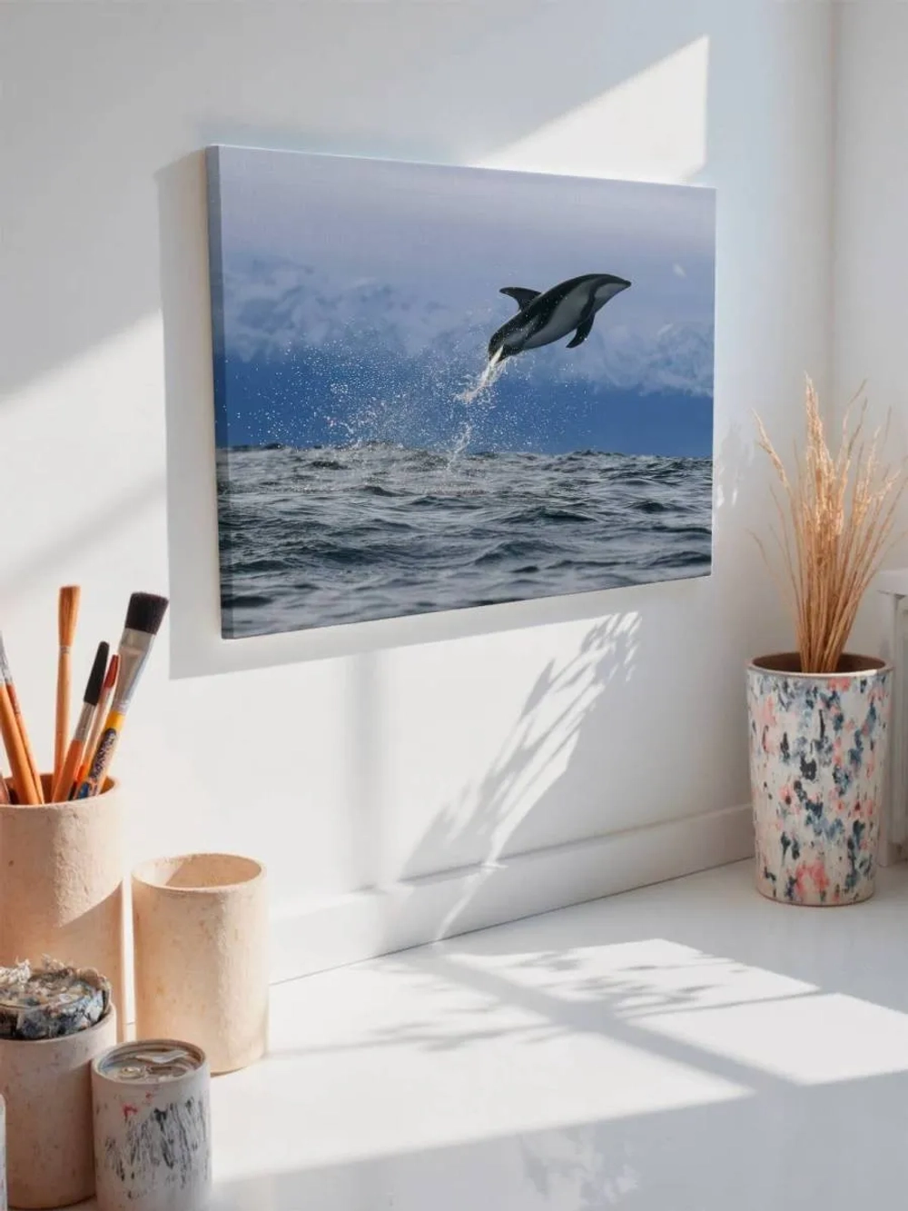 Картина на стену 40 X 50 Дельфин