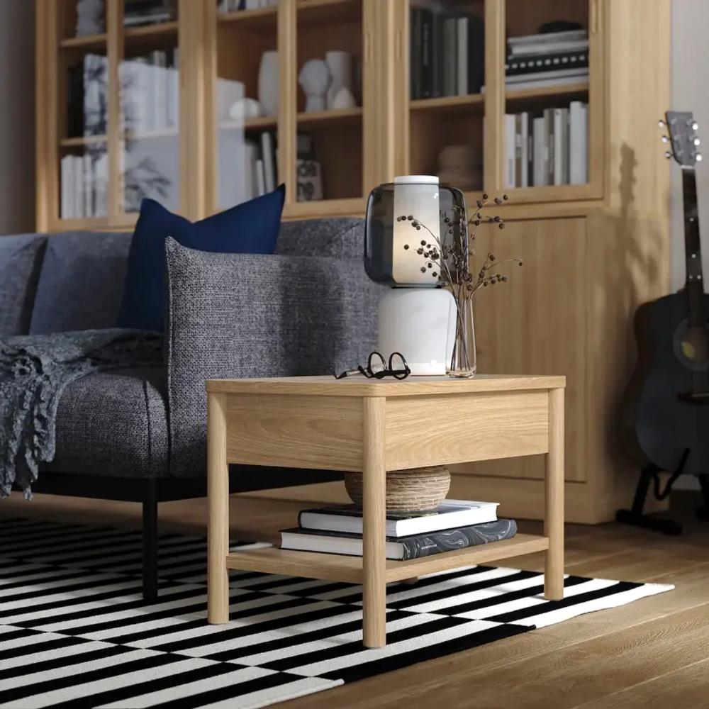 Стол - IKEA TONSTAD/ТОНСТАД ИКЕА, 64х40 см, светло-коричневый