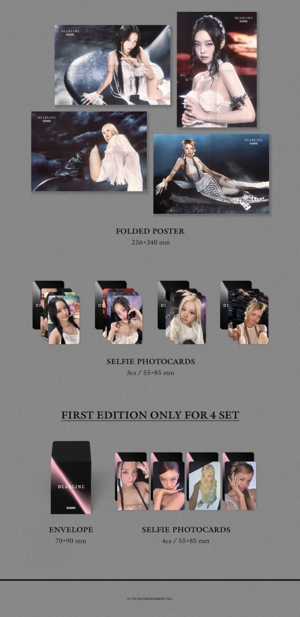 Альбом BLACKPINK - DEADLINE [SILVER ver.]