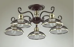 Люстра потолочная 5-ка 3472/5C LUMION кофе/золото/металл SALE