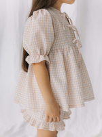 Топ и шорты, Бежевый