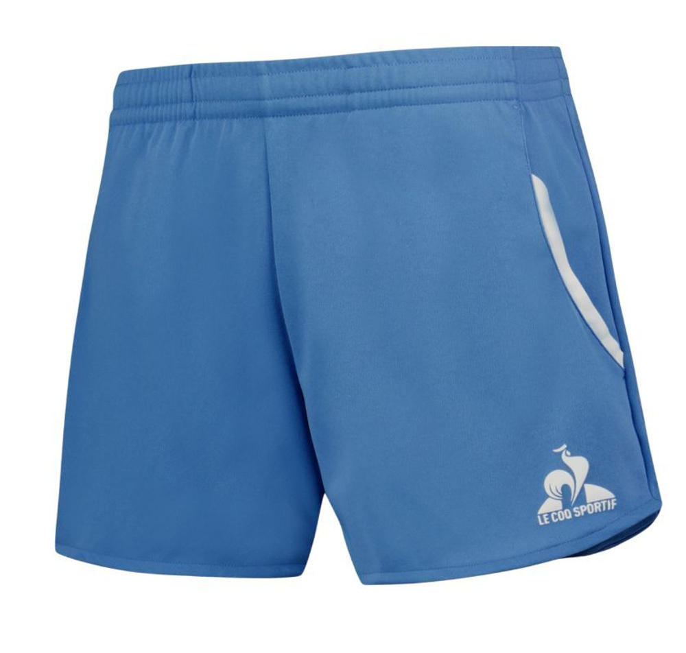 Женские Шорты теннисные Le Coq Sportif Tennis Performance - небесный