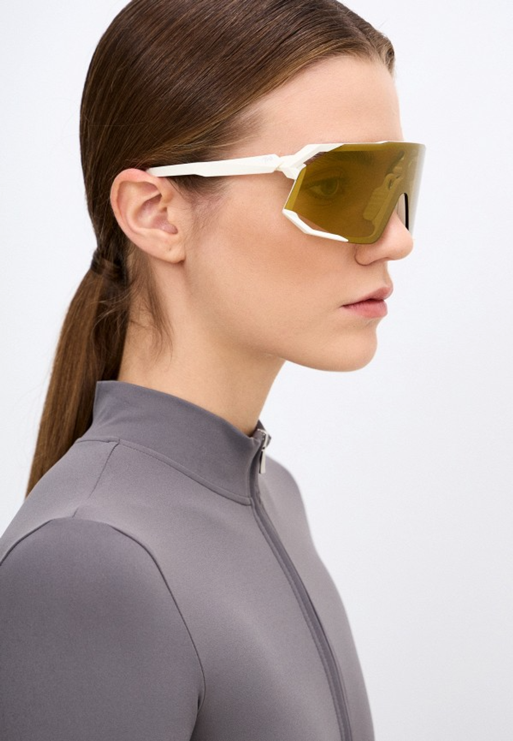Спортивные очки 720armour Falcon / Matte White / Gold HC Lens