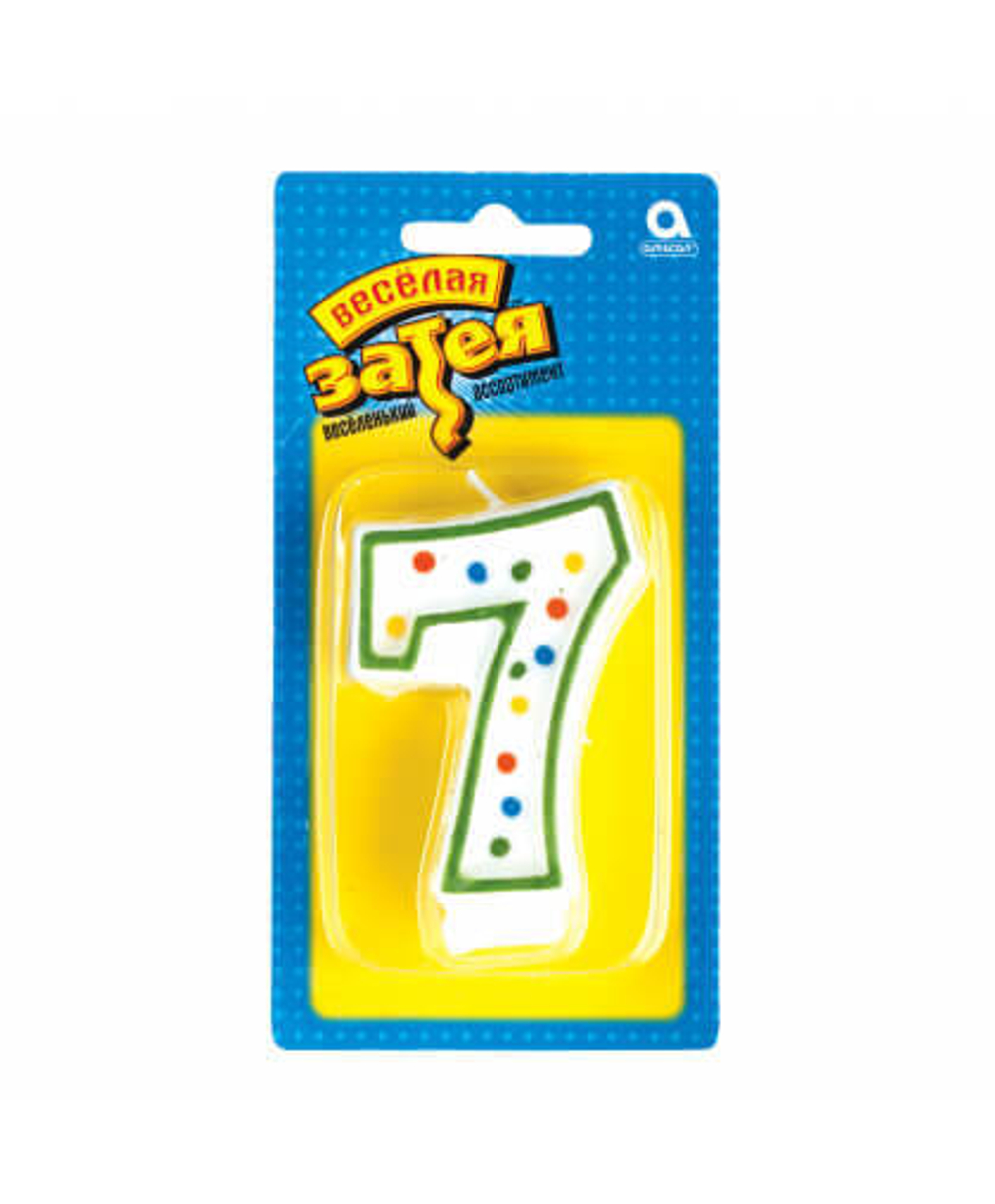Свеча для торта цифра 7