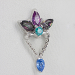 Honey Lily tops with colored gems