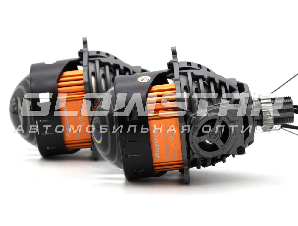 Билед модули Aozoom K9 2025 3.0 дюйма, 2 чипа, 5500K, 12V, 65W/73W, крепление 3R и съемное гаечное