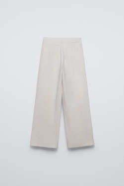 ZARA БРЮКИ-КЮЛОТЫ ИЗ ТКАНИ SOFT TOUCH, ЭКРЮ