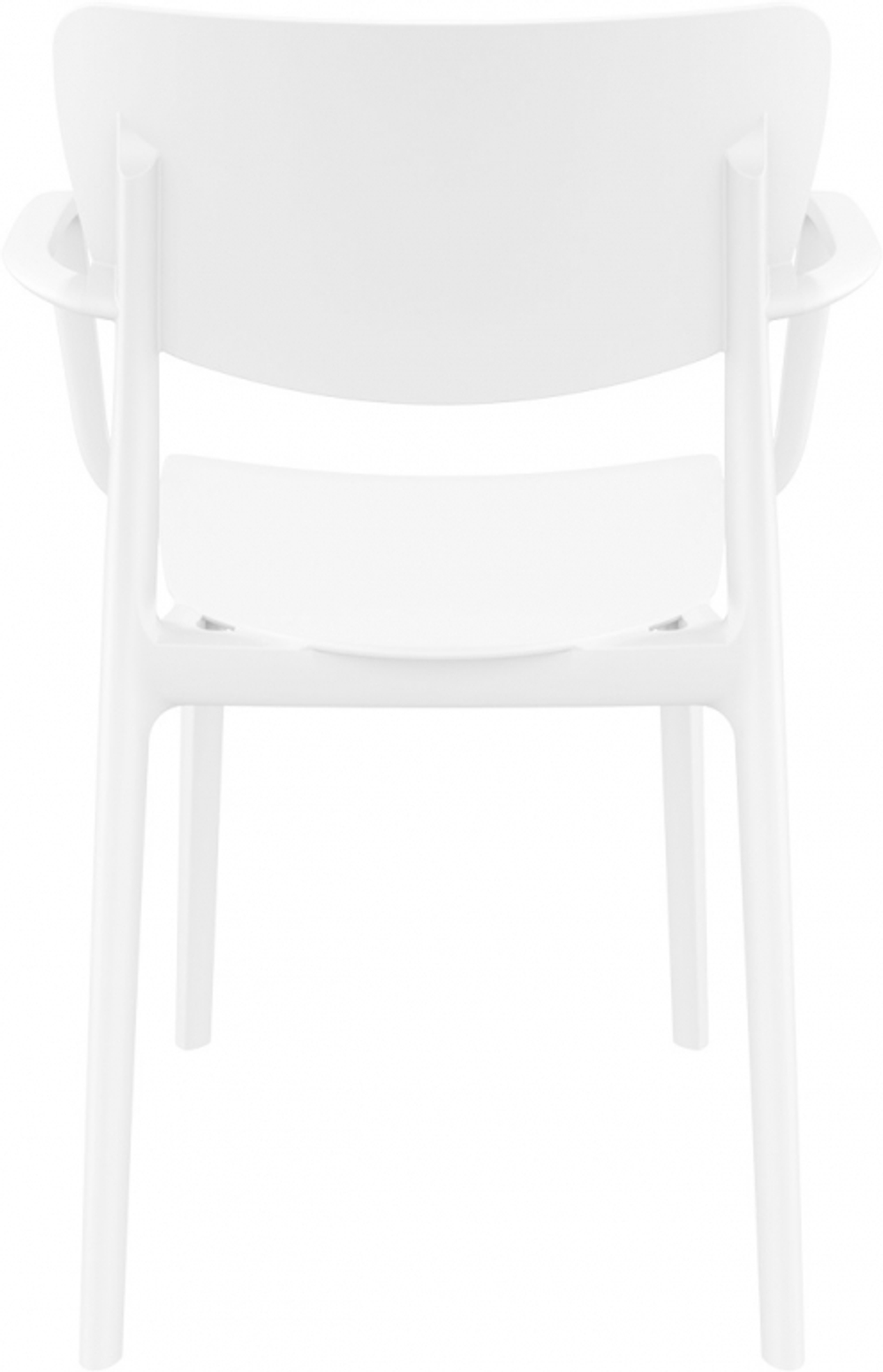 Кресло пластиковое Siesta Contract Lisa, белый