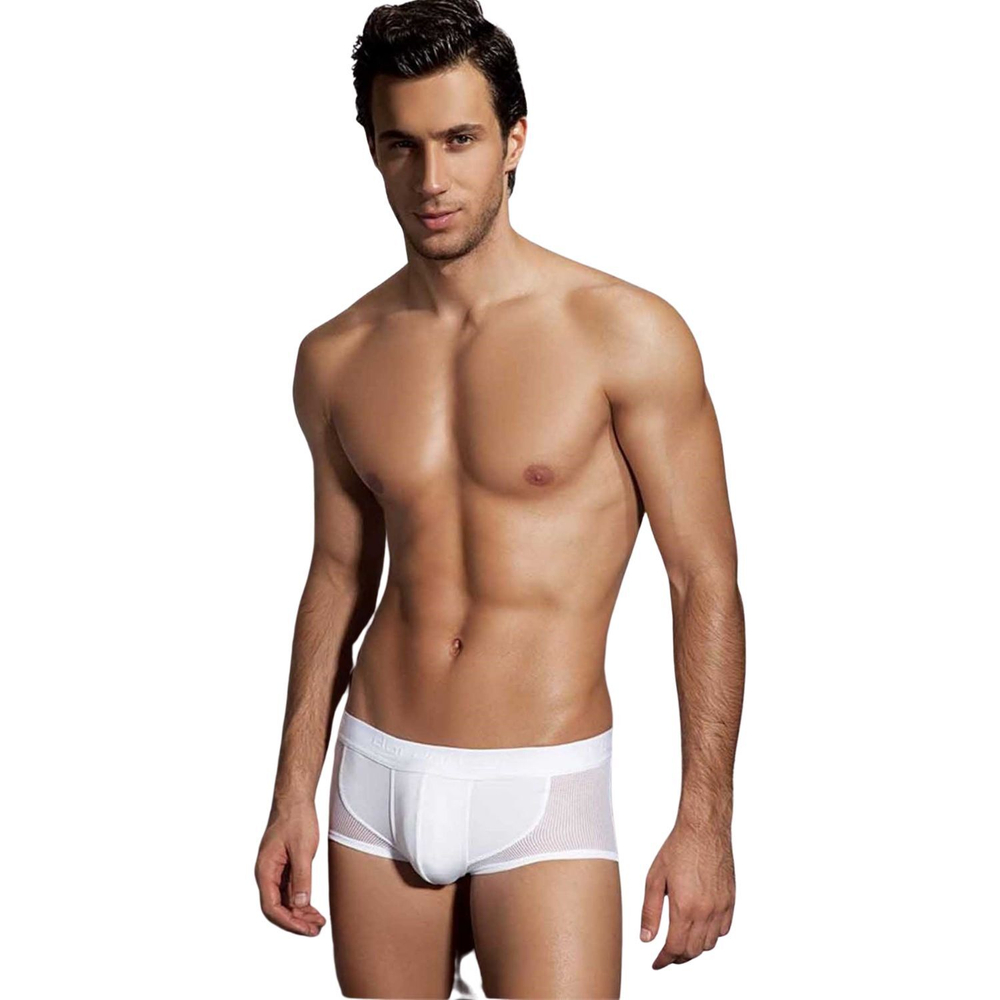 Мужские трусы-хипсы Mesh Block (Размер: S) (Цвет: белый)