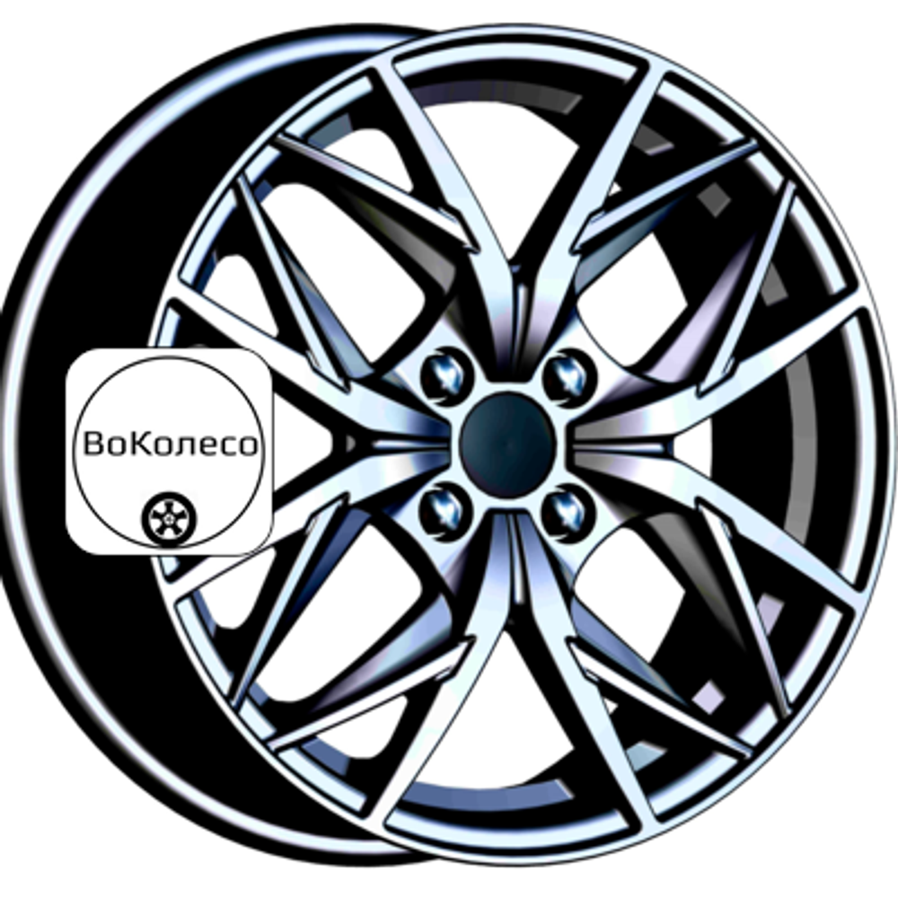 6,5x16/4x100 ET44 D56,6 Асти (КЛ377) Графит СКАД