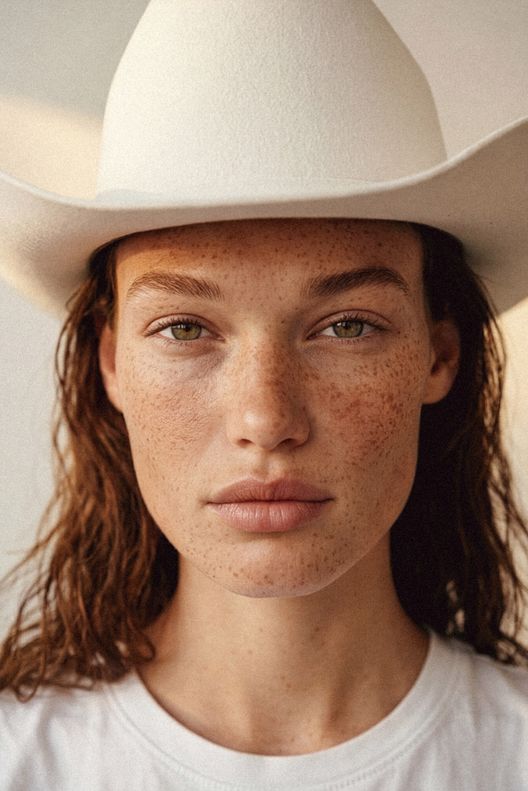 Шляпа Ковбойская, молочная / Country Textile