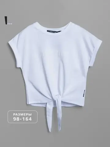 Футболка для девочки на завязках
