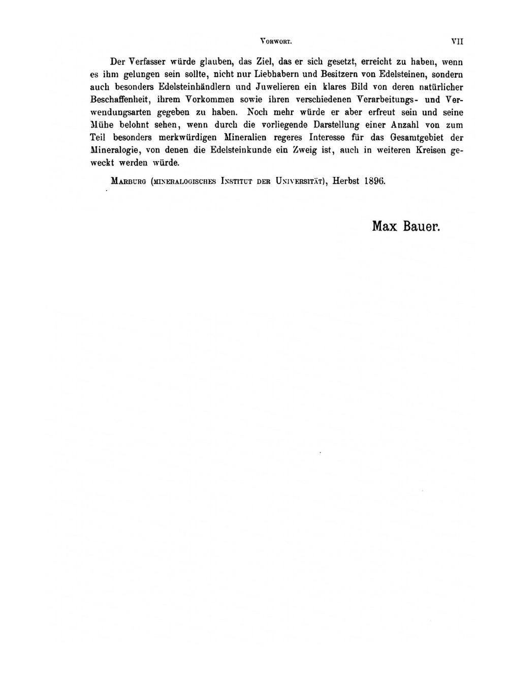 Edelsteinkunde. Tell I, II, III. | M.H. Bauer