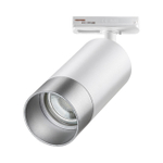 370862 PORT NT22 белый/серебро Трековый светильник двухжильный IP20 GU10 9W 220V SLIM