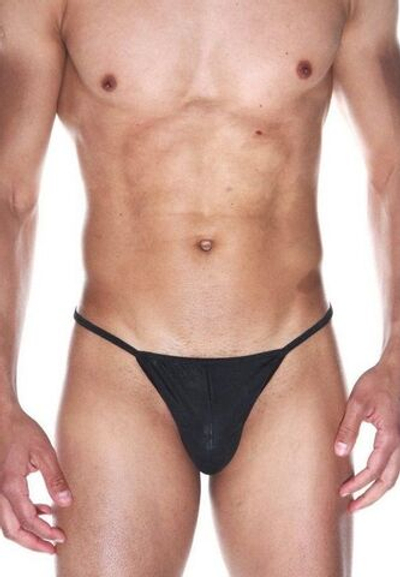Мужские классические трусы-стринги (Размер: S-M) (Цвет: черный)