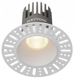 Встраиваемый светильник Maytoni  DL119-10W-3K-TRS-W