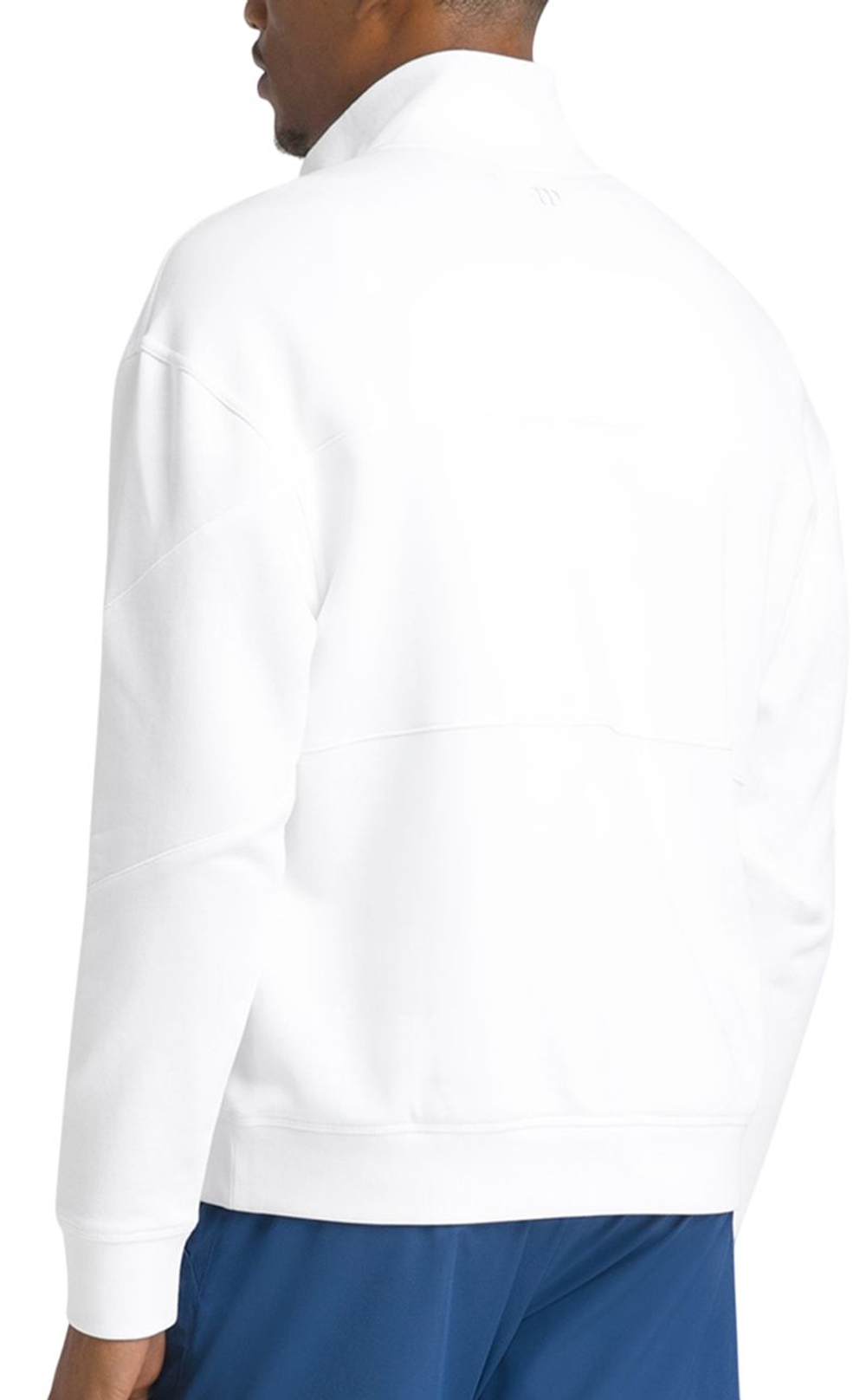 Куртка теннисная Wilson Parkside 1/2 Zip Pullover - bright white