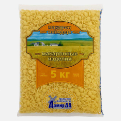 Макароны Дамир АА ракушки 5 кг