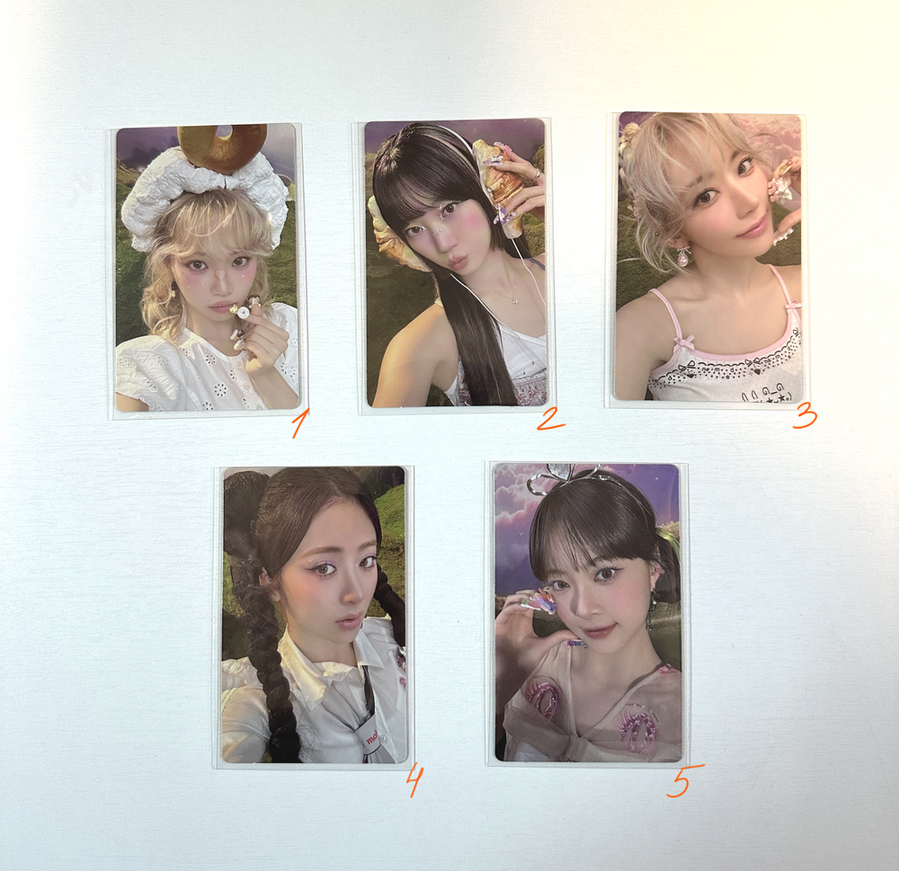 Фотокарты LE SSERAFIM - CRAZY (weverse shop)