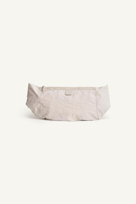 ZARA ХЛОПКОВАЯ СУМКА, КРЕМОВЫЙ